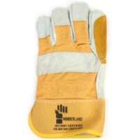 LEATHER LABOR HAND GLOVES DOUBLE PALM